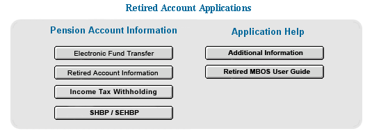 retired mbos applications