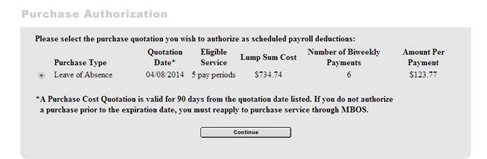 purchase authorization screen 2